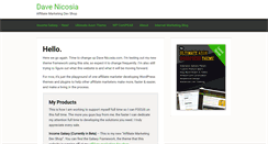 Desktop Screenshot of davenicosia.com